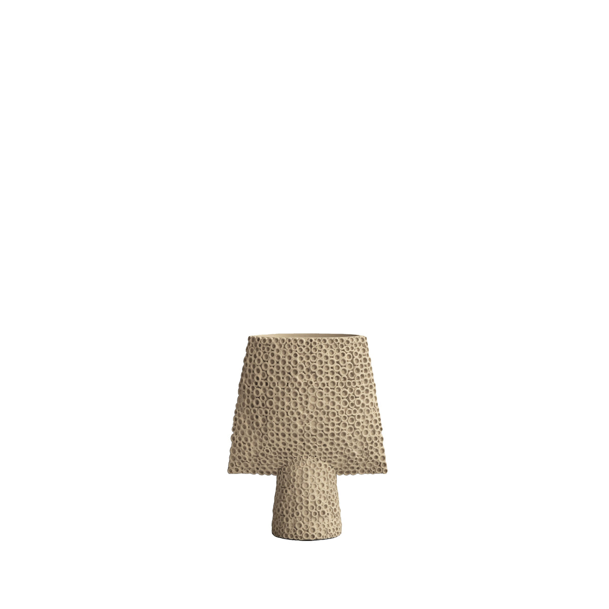 Vase en céramique sable 25cm Sphere Shisen - 101 COPENHAGEN