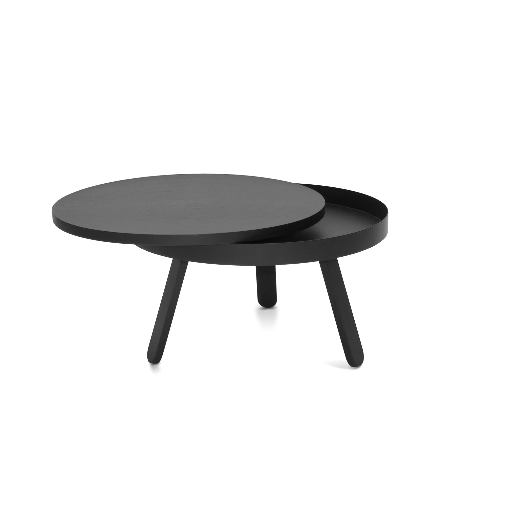 Schwarzer Couchtisch 62 cm Batea - Woodendot
