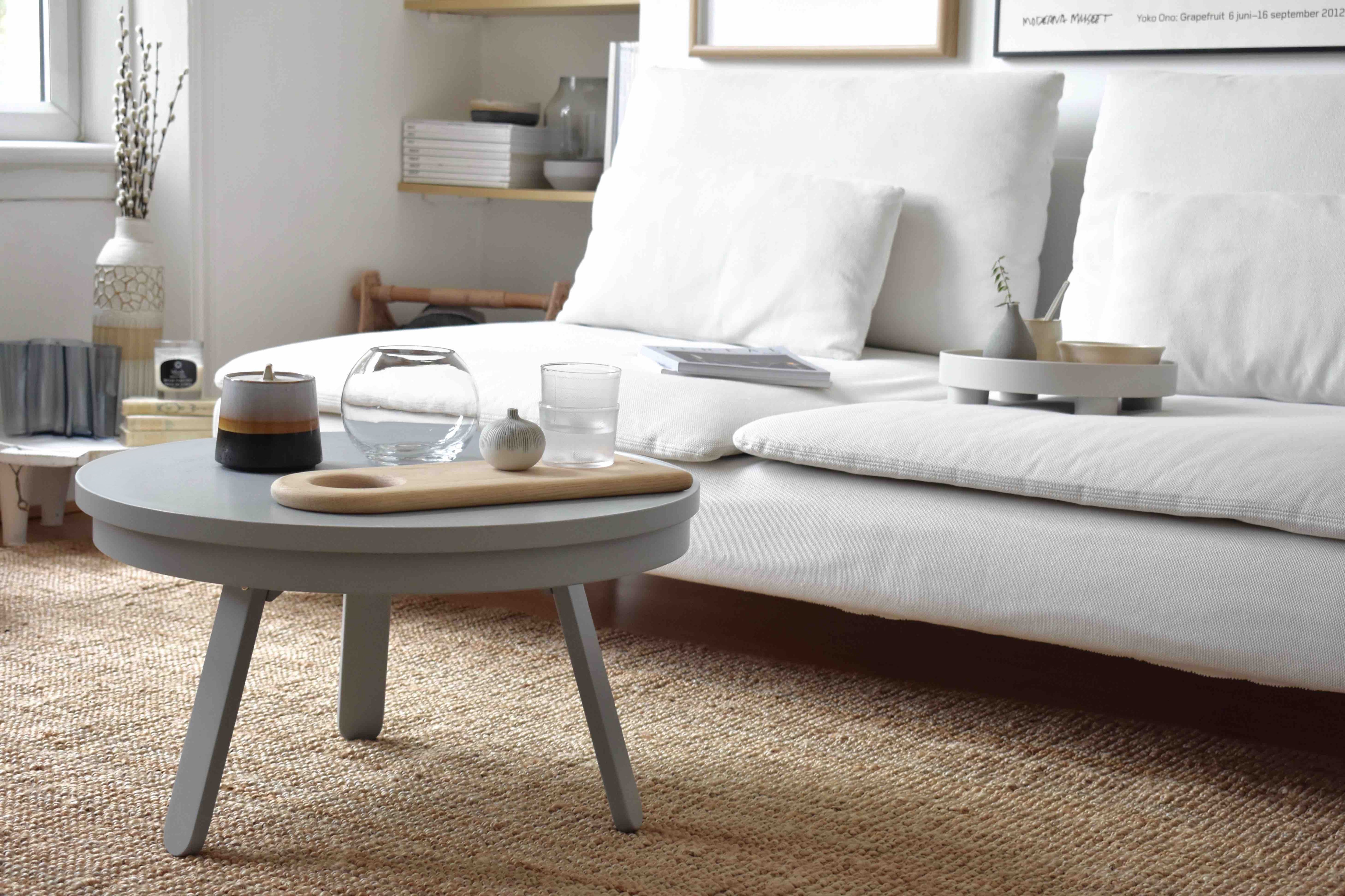 Table basse grise 62 cm Batea - Woodendot